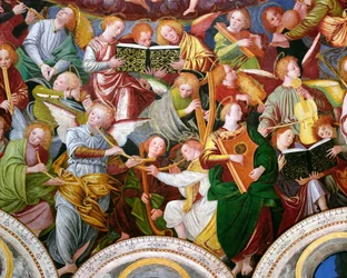 Englenes koncert, 1534-36 (detalje)